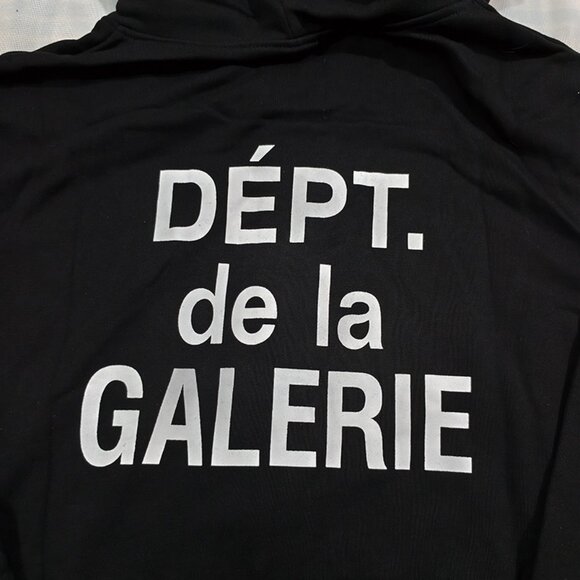 Gallery Dept Black Sweatshirt Jacket - Picture 8 of 9